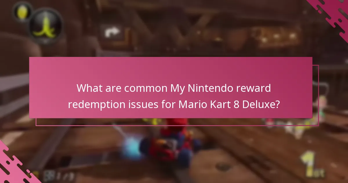 Where can I find support for My Nintendo reward redemption problems?