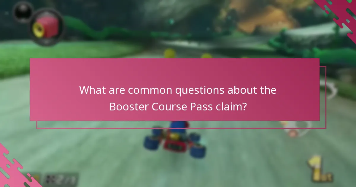 What restrictions apply to the Booster Course Pass claim?