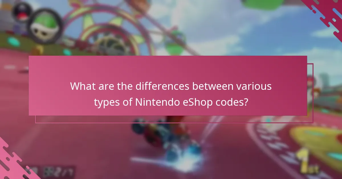 How do Nintendo eShop code redemption policies compare across different games?