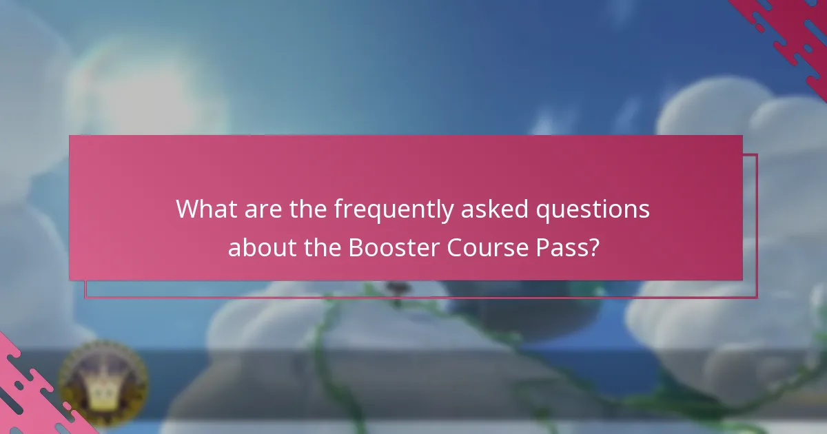 What are the contact methods for Booster Course Pass support?