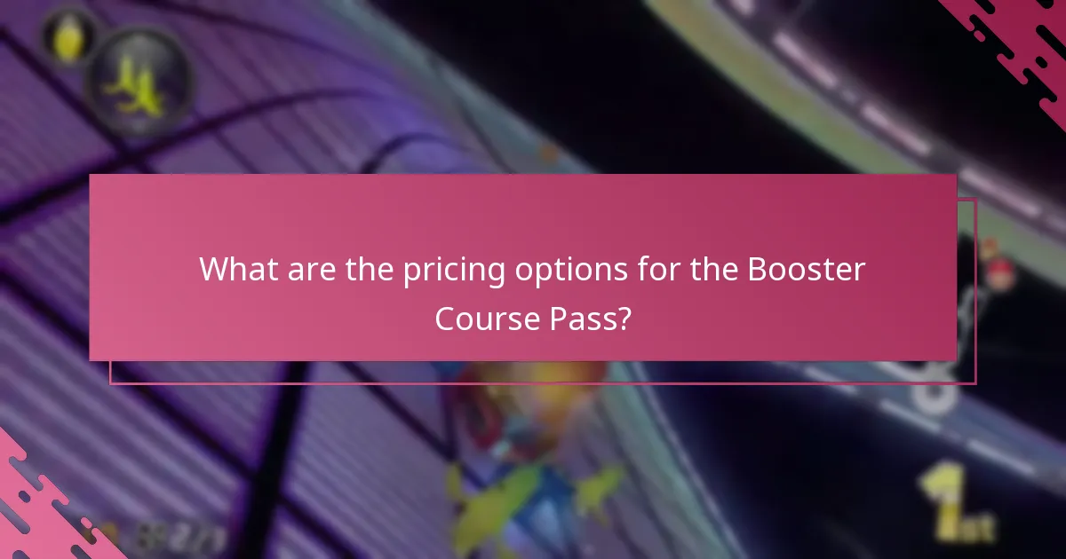 What are the pricing options for the Booster Course Pass?