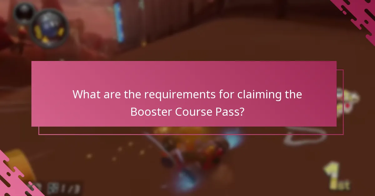 What are the requirements for claiming the Booster Course Pass?