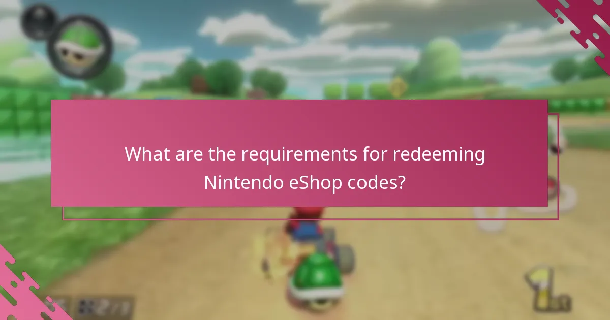 How does the Nintendo eShop code redemption process compare to other platforms?