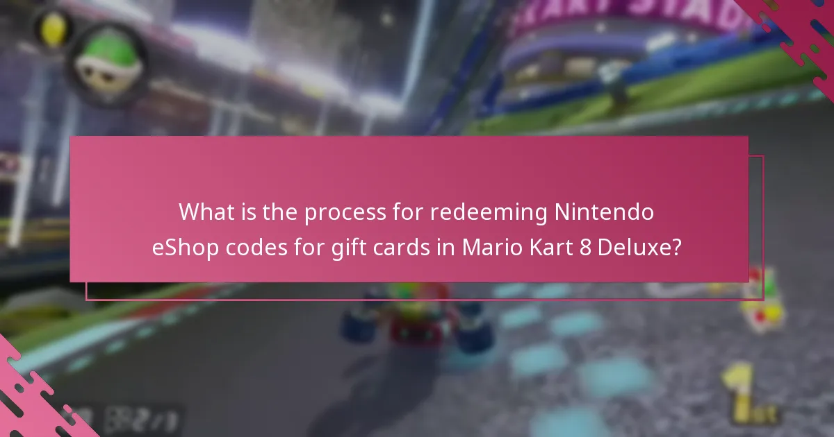 How does the redemption process for Mario Kart 8 Deluxe compare to other Nintendo games?